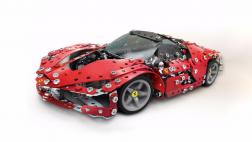Diviértete armando estos Ferraris en miniatura
