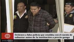 Rímac: falso policía cayó al intentar vender motos de la PNP
