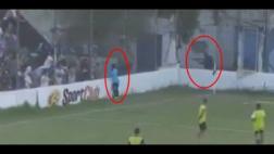 Fútbol argentino: jugador recibió balazo de goma en disturbios