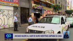 La Victoria: anciano murió al caer del cuarto piso de edificio