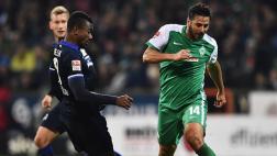 Con Pizarro: Werder Bremen derrotó 1-0 a Hertha en Bundesliga