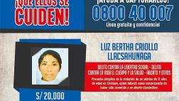 Chiclayo: Tía de menor que murió tras aborto se entregó