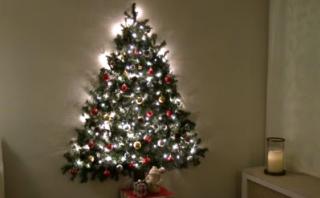 YouTube: cómo hacer un árbol de Navidad que ocupa poco espacio