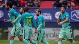 Barcelona goleó 3-0 a Osasuna en El Sadar por Liga Santander