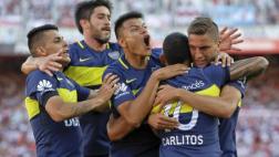 Boca Juniors ganó 4-2 a River Plate con doblete de Carlos Tevez