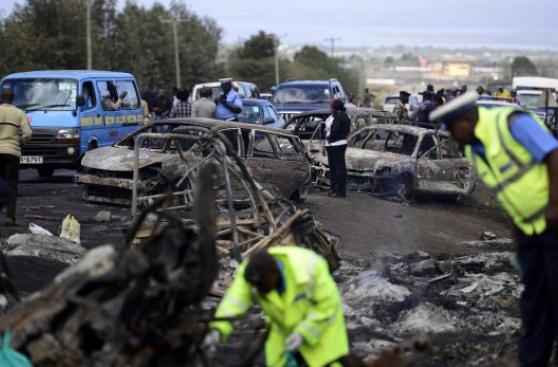 Kenia: Camión cisterna con gas tóxico explota y deja 39 muertos