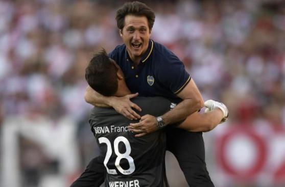Boca Juniors: la celebración de Schelotto que provocó a River