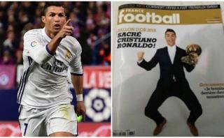 Cristiano y la supuesta portada que le da el Balón de Oro 2016