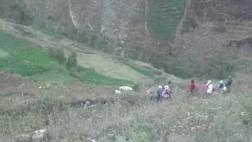 Junín: 1 muerto y 4 heridos tras despiste y vuelco de auto