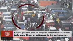 Gamarra: la nueva modalidad que usan delincuentes para robar