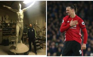 Ibrahimovic comparó su efigie con la Estatua de la Libertad