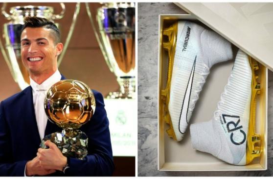 Cristiano: Nike celebró Balón de Oro con novedosas zapatillas 
