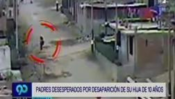 Últimas imágenes de niña de 10 años desaparecida en Ventanilla