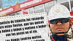 Facebook: con broma navideña, la Policía advierte de excesos