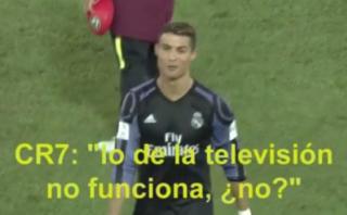 Cristiano Ronaldo se burló del videoarbitraje tras su gol