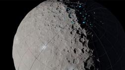 Detectan hielo en regiones oscuras del planeta enano Ceres