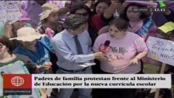 Protesta contra el Minedu por enfoque de género en currículo