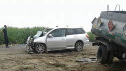 Un muerto deja choque de camioneta con camión de combustible