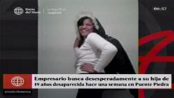 Puente Piedra: empresario busca a hija de 19 años desaparecida