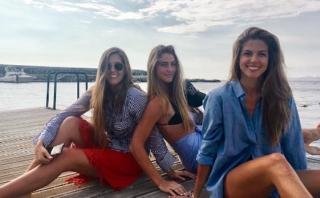 Stephanie Cayo disfrutó de día de playa con sus sobrinas