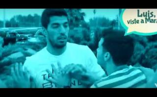 Luis Suárez se olvidó del fútbol para aparecer en video musical