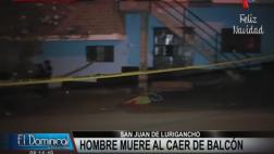 SJL: hombre en estado de ebriedad murió al caer de segundo piso