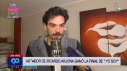 'Arjona' de "Yo soy" no esperaba ganar por ser extranjero