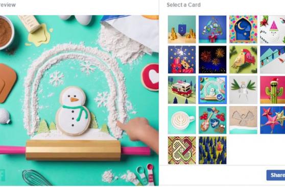 Facebook: así puedes crear una hermosa tarjeta de Navidad