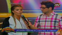 Alejandra Baigorria arriesga su salud por final de "Combate"
