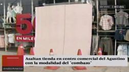 El Agustino: asaltan tienda de mall con modalidad del ‘combazo’