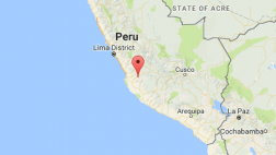 Sismo de 5,4 grados se registró en Huancavelica