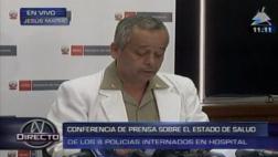Situación de salud de 3 agentes heridos en Apurímac es delicada