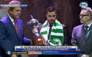 Atlético Nacional recibió el premio Fair Play Centenario