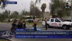 La Molina: motociclista murió tras chocar con volquete