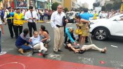 Miraflores: mujer atropelló a cinco personas en avenida Larco