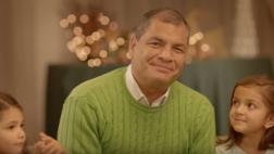 Correa envía su último saludo de Navidad como presidente