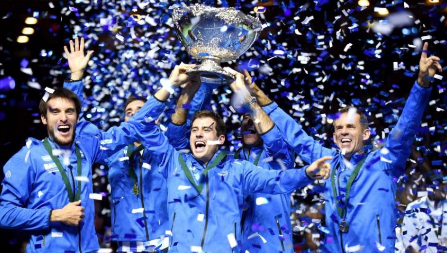 Copa Davis: la emocionante celebración que vivió la Argentina