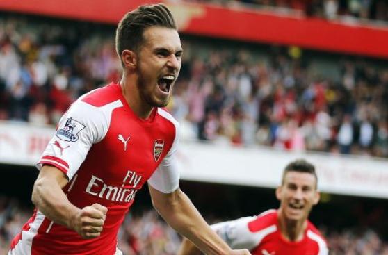 Los golazos de Ramsey que Arsenal recuerda por su cumpleaños