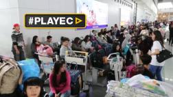 Filipinas: unos 300 vuelos fueron cancelados por tifón Nock-Ten