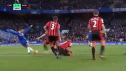 Eden Hazard y la rabona que pudo ser el mejor gol del 2016
