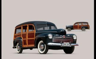 Reliquia: El Ford Super Deluxe de 1946 y su diseño de madera