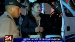 3 meses de prisión preventiva para mujer que atropelló a 5