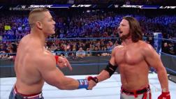 WWE: John Cena retó a AJ Styles a disputar título mundial