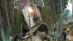 Áncash: 6 muertos y 10 heridos tras caída de combi a abismo