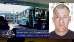 Los Olivos: un policía muerto en asalto a bus Los Chinos