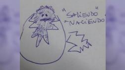 Mauricio Macri mostró los dibujos que le enviaron por Facebook