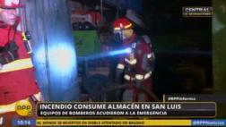 San Luis: cinco familias se salvaron de morir en incendio