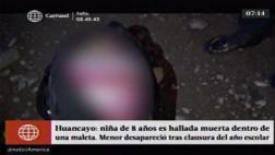 Policías de Lima irán a Huancayo para investigar muerte de niña
