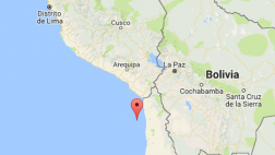 Sismo de 5,2 grados se registró esta mañana al sur de Tacna