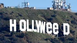 Aumentarán seguridad de cartel de Hollywood que fue vandalizado